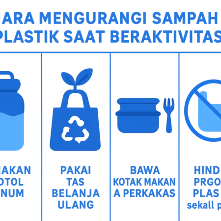 Cara Mengurangi Sampah Plastik Saat Beraktivitas